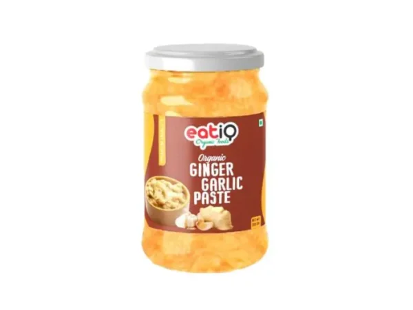 eatiQ Organic Foods - Organic Ginger Garlic Paste 200gm