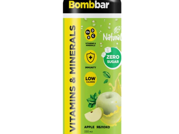 BOMBBAR Vitamins Minerals Drinks Apple 330ml