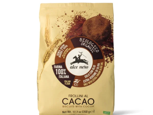 Organic Cocoa Shortbread Biscuits 350g