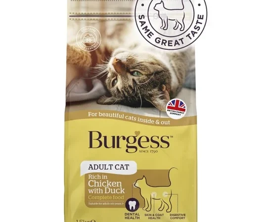 Burgess Complete Scottish Salmon Adult Cat Dry Food - 1.5KG