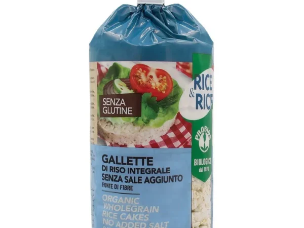 PROBIOS Organic RICE CAKES W/OUT SALT 100G